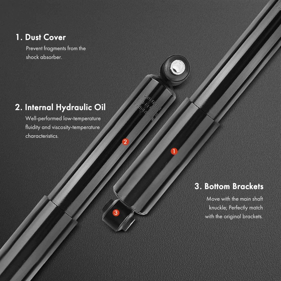 Amortiguador delantero para Ford F650 F750 International Harvester 3000 4200LP 8500 Foto 3 de 4