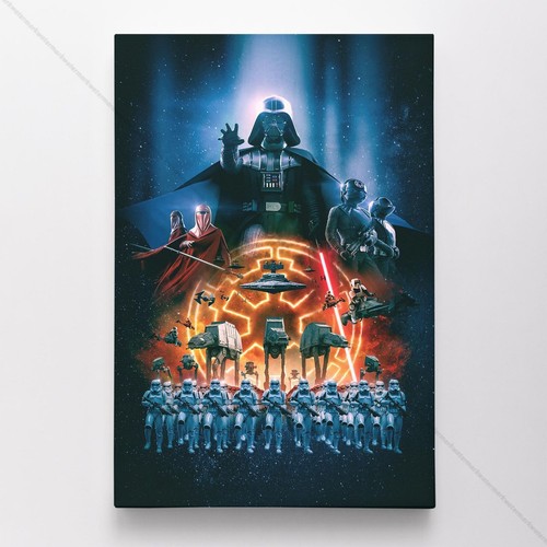Darth Vader Poster Canvas Star Wars Jedi Anakin Skywalker #11 Movie Art ...