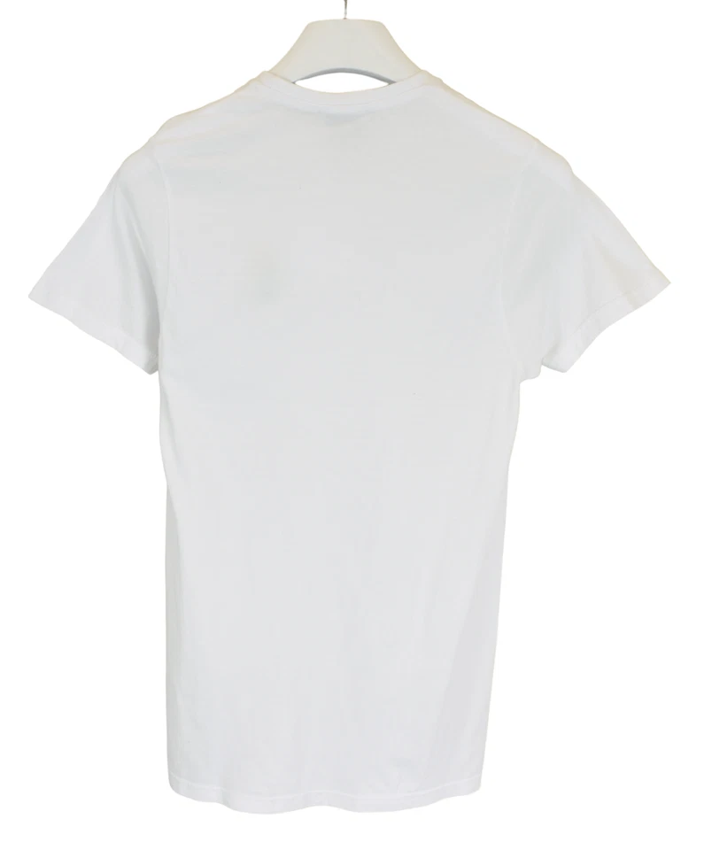 T-Shirt Femme SMALL Brodé Fleur Manches Courtes Col Rond - Photo 2/4