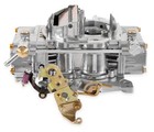 NEW CLASSIC HOLLEY CARBURETOR,SHINY ALUMINUM,650CFM,SPREADBORE,QUADRAJET STYLE