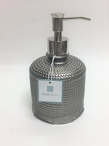 New Peri Silver Gray Textured Resin Studded Soap Lotion Dispenser Ebay New Peri Silver Gray Textured Resin Studded Soap Lotion Dispenser Ebay