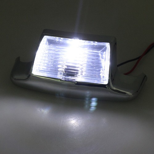 Front Fender Tip LED Light Clear Lens For Harley Electra FLHTCU FLSTC FLHT FLTR - Picture 5 of 10
