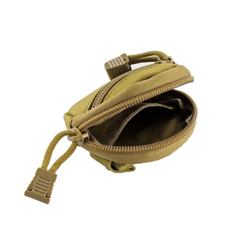 Tactical Molle Mini Coin Bag Rounded Key Pouch EDC Organizer Hang Bag - Picture 7 of 15