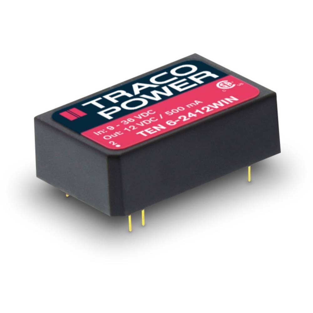 TracoPower TEN 6-4812WIN Convertitore DC/DC da circuito stampato 48 V/DC 12