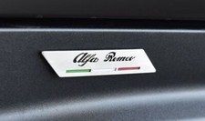 PLAQUE ALFA ROMEO GIULIA STELVIO QUADRIFOGLIO VERDE QV Q4 VELOCE SUPER FIRST AT8