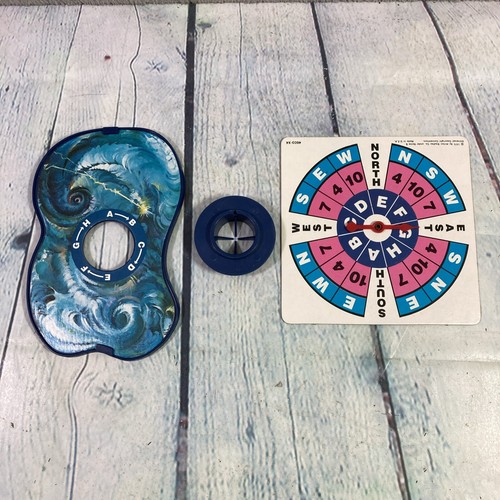 Vintage 70er Bermuda Dreieck Brettspiel Ersatzteile Wolke & Spinner