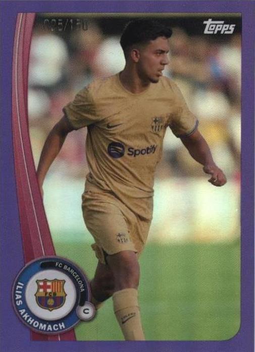 2022-23 Topps FC Barcelona Fan Set Ilias Akhomach #BA-16 for