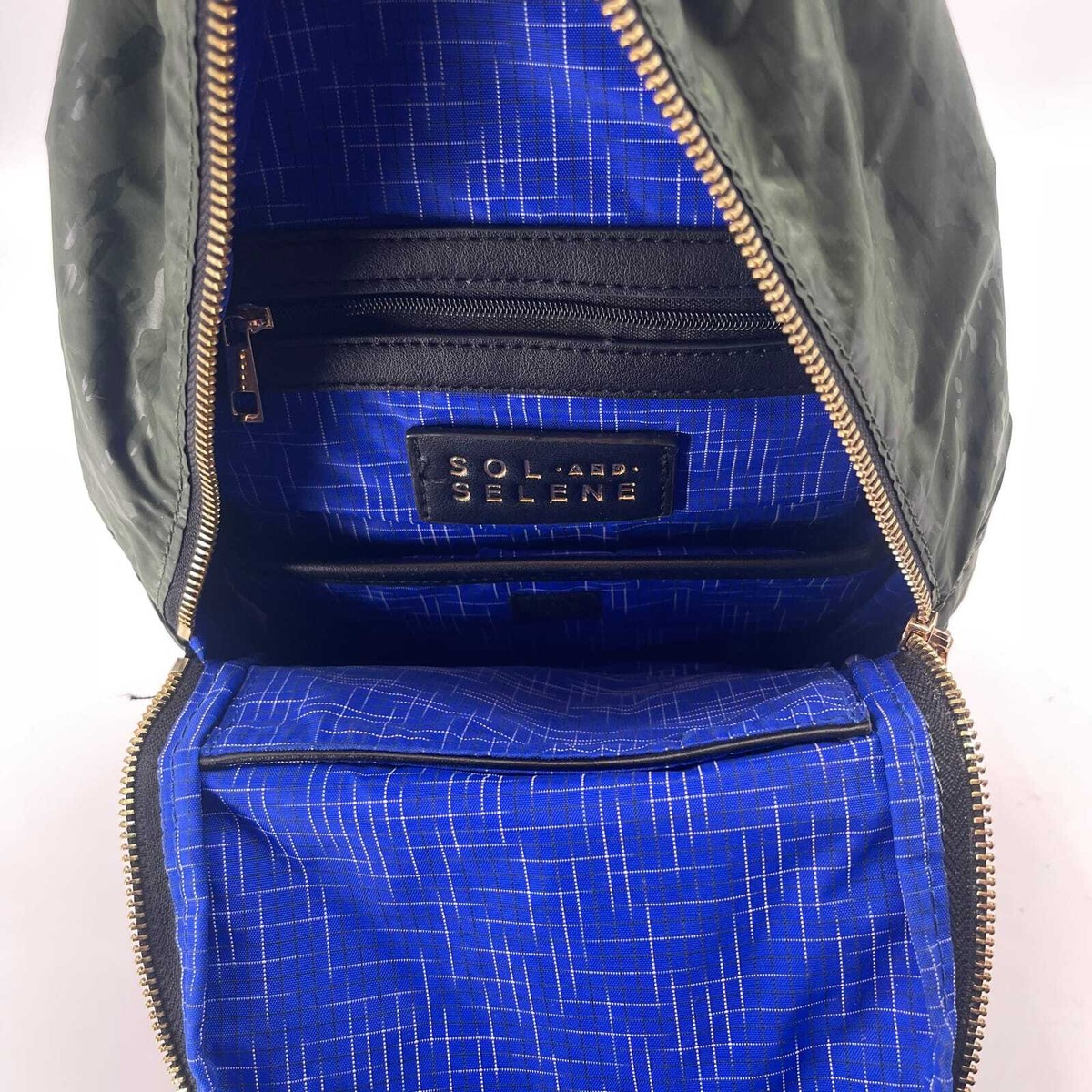 Anthropologie Green Camouflage Mini Backpack | Convertible Design VonDutchSmallSizedGreenCamoBac  main image 4