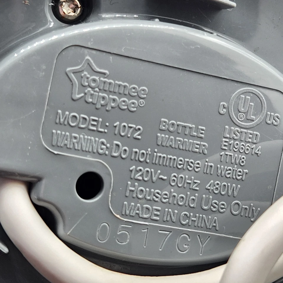 Calentador de botellas eléctrico Tommee Tippee #1072 Foto 2 de 4