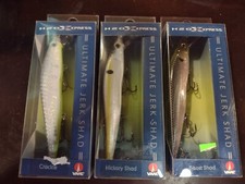 ULTIMATE JERK SHAD bait lure 3'-5' Crackle/Hickory Shad/Ghost Shad H2O Xpress