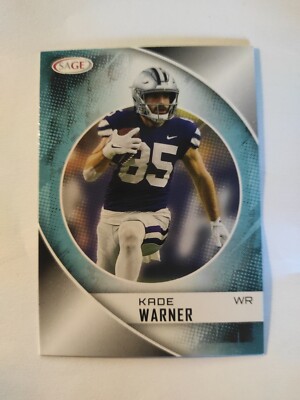 NFL Football Trading Card Kade Warner Tampa Bay Buccaneers 2023 Sage