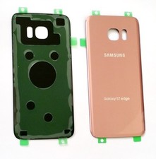 Original OEM Back cover Glass For Samsung Galaxy S7Edge G935 SPRINT/TMOBIE ROSE