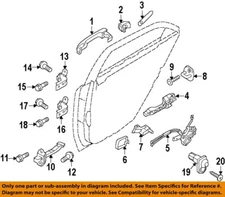 HYUNDAI OEM 11-16 Elantra Coupe Lock Hardware-Handle, Outside 826613X000