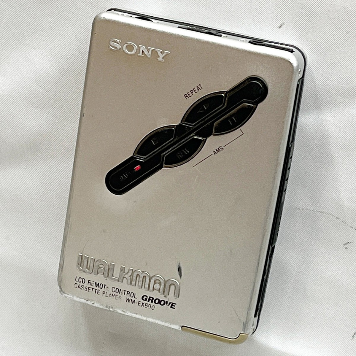 SONY WM-EX600 2000 Silver Walkman Vintage Cassette Player From