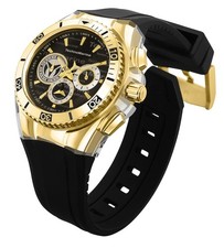 TechnoMarine Men's TM-118123 Cruise California Gold with Black Strap 46mm Watch