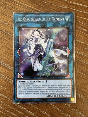 Yuki-Onna, the Absolute Zero Mayakashi RA05-EN057 1st Ed Platinum