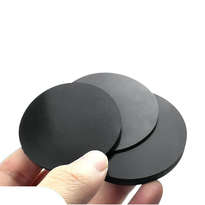 EPDM Rubber Solid Discs Black Flat Round Pad Sealing Cushioning Pads Φ5mm-150mm