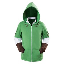 The Legend of Zelda Grüner Hoodie Cosplay Kostüm Unisex Karneval Party Anzug