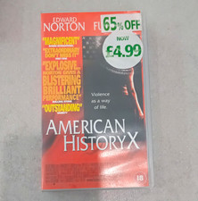 American History X - Edward Norton - PAL VHS Video Tape (T205)
