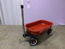 Radio Flyer Little Red Wagon Working Handle Metal Toy Small Mini Collectible