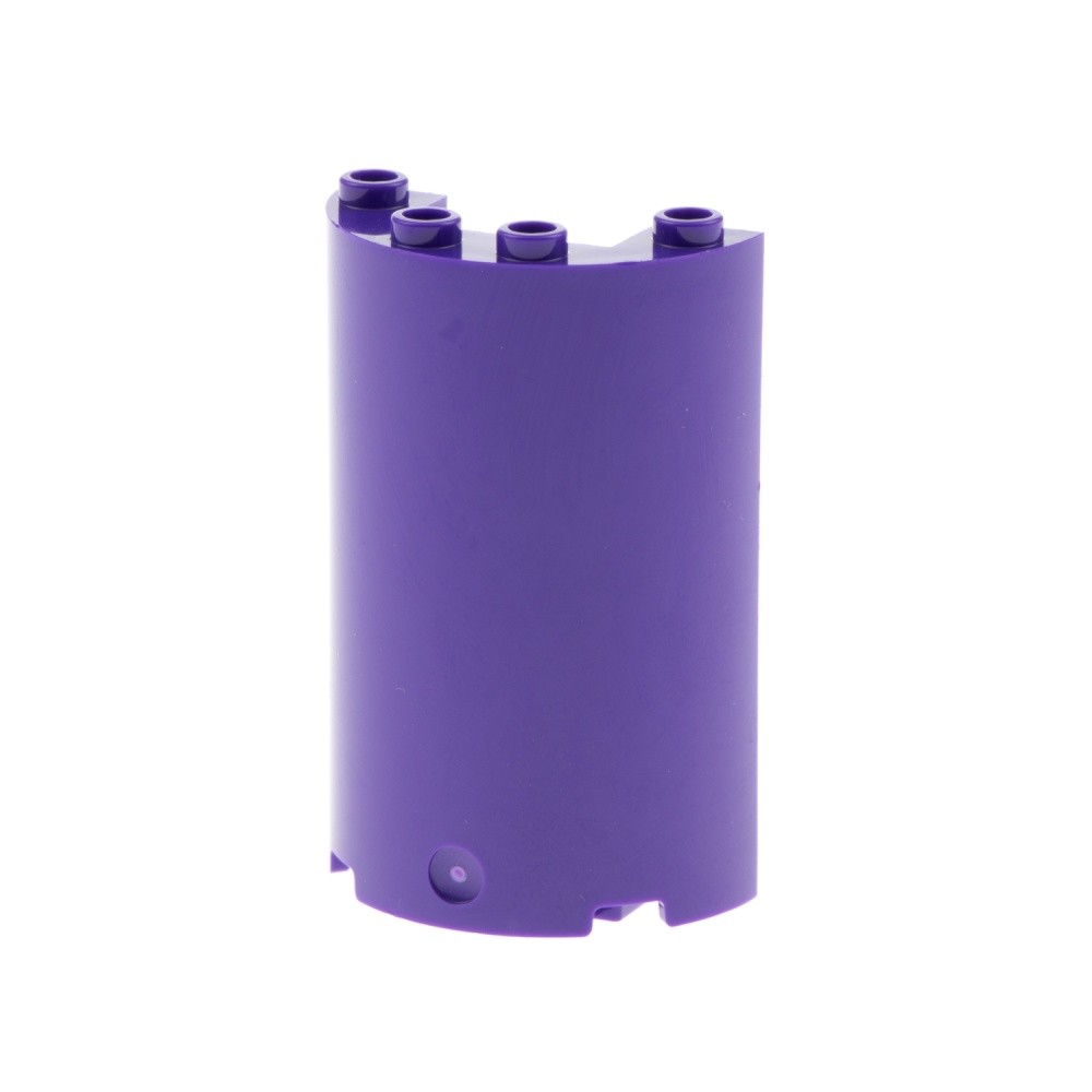 1X Lego Cylinder Half 2X4X5 Dark Purple Cutout 1X2 Friends 35313 85941