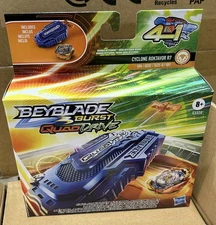Beyblade Burst QuadDrive Cyclone Fury String Launcher Set – Roktavor R7 Hasbro