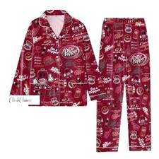 Dr Pepper Women  s Pajama Set, Funny Soda Lover Cozy Sleepwear Gift