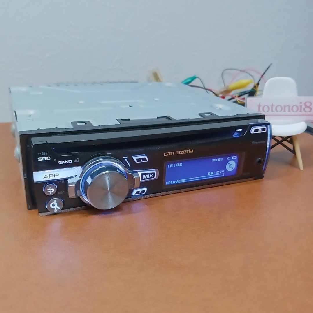 Pioneer Carrozzeria DEH-790 1DIN Car Audio CD USB AUX Used Tested