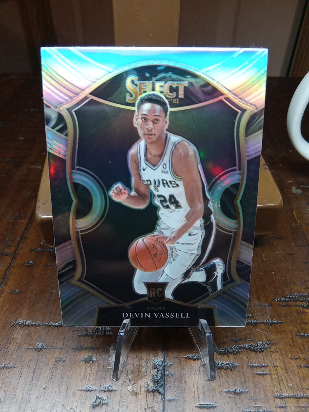 2020-21 Panini Select - Concourse Devin Vassell #71 Silver Prizm (RC)