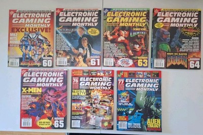 Electronic Gaming Monthly Lot of 7 Magazines 1994 1995