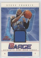2004 Fleer Genuine At Large Game Used Numbered to 199 158/199 Steve Francis 0qr0