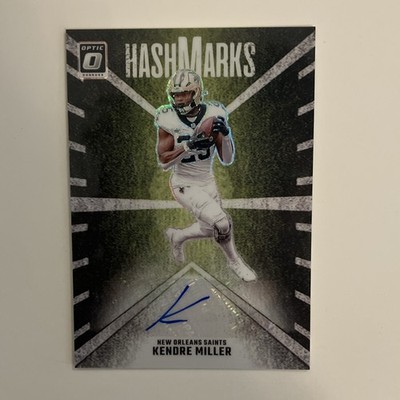Panini 2024 Donruss Optic Hash Marks Kendre Miller #HM-KMR Saints Football Auto