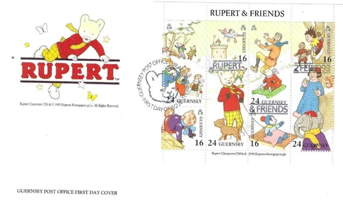 Guernsey Comm/FDC - Rupert - Guernsey -  1993  (GUE196)