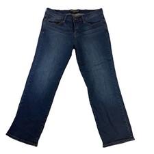 Lucky Brand Sweet N Crop Women's Jeans Size 6 / 28 Blue Stretch Denim Cropped