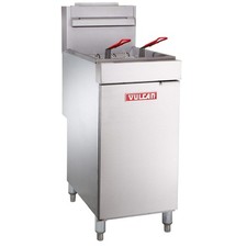 Vulcan LG300-1 35-40 lb. Natural Gas Floor Fryer - 90,000 BTU