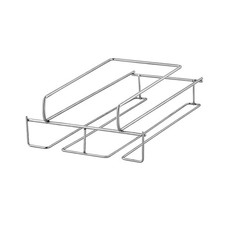 Wine Glass Rack Holder Under Cabinet Stemware Shelf Storage Hanger Hanging Bar