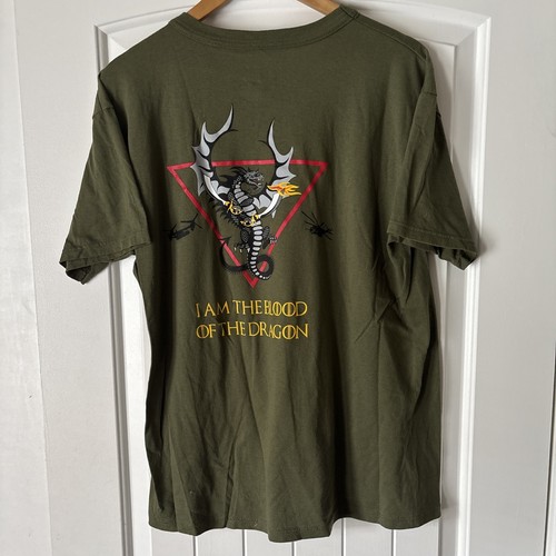 Camiseta gráfica de mezcla de algodón para hombre USMC Marine Aircraft Group 16 (MAG 16) L - Imagen 4 de 5