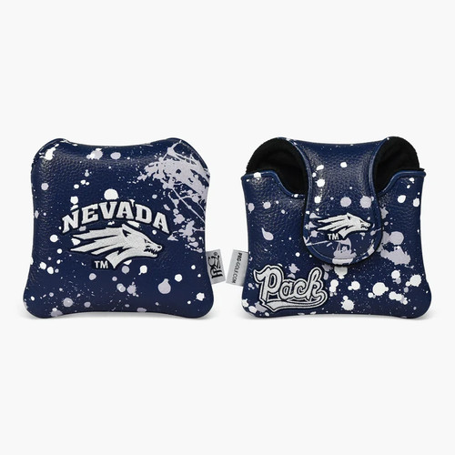 PRG Golf Authentic Nevada-Reno Wolf Pack Splash Pattern Mallet Putter ...