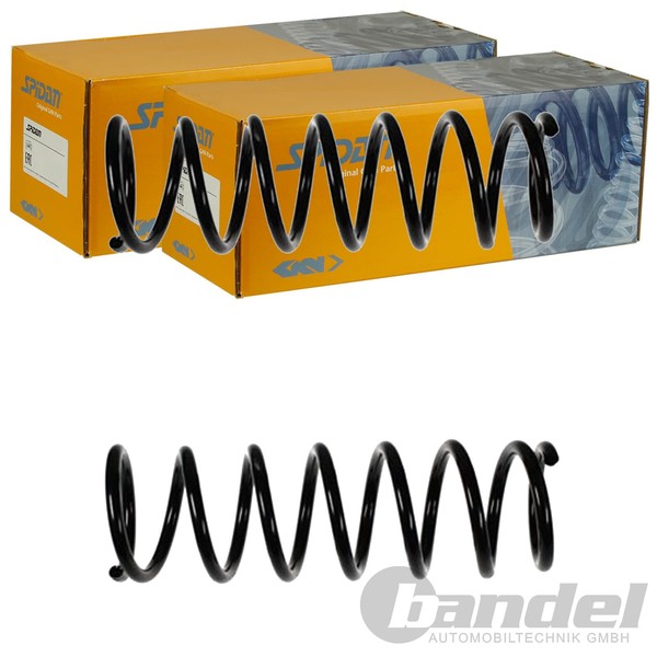 2X Spidan Fahrwerksfedern Hinten Passend FÜR Honda Accord Links+Rechts-image