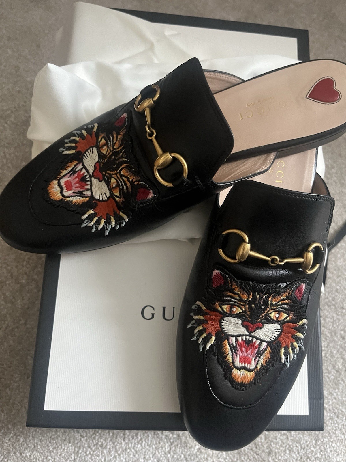 Gucci Princetown Tiger 38