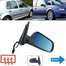 Right off Side Electric Wing Door Mirror Primed Heated O/S For 97-04 VW Golf MK4