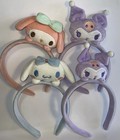 Sanrio 2-Kuromi My Melody Cinnamoroll Plush Anime Headbands Set Multicolor — photo 1