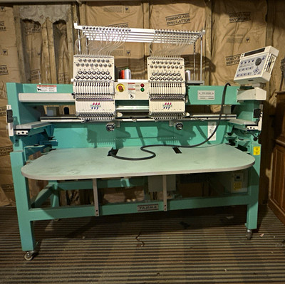 Tajima TFHX-C1502 Head 15-Needle Industrial Embroidery Machine CNC