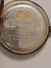 ZENITH Hans Himmel- NEUSTADT seltene Silber Herren Taschenuhr um 1900