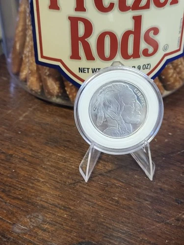 1/2 oz .999 Silver Buffalo Round In Capsule