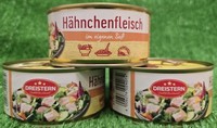 (21,67€/Kg) 3X Dreistern HäHnchenfleisch Im Eigenen Saft 300G Konserve Versand0€