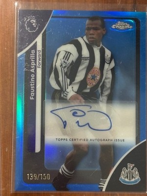 2025-26 Topps Chrome Premier League EPL - Auto Faustino Asprilla #CA-FA 139/150