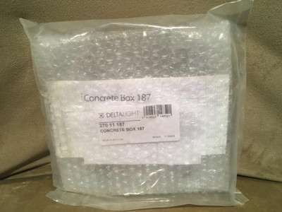 DELTA Light Concrete Box 187 #270-11-187 NEW