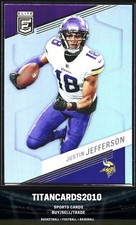 Justin Jefferson 2023 Donruss Elite Refractor Minnesota Vikings #62