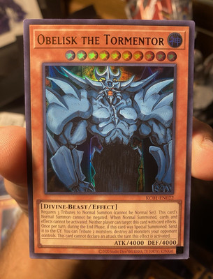 Yugioh Obelisk the Tormentor King's Court Ultra Rare Holo KC01-EN022 NM+